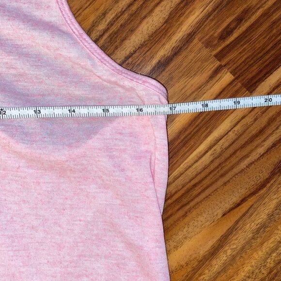 4 for $50 🎃 Free Country Pastel Pink Open Back Active Tank Womens Size Medium - Picture 5 of 8